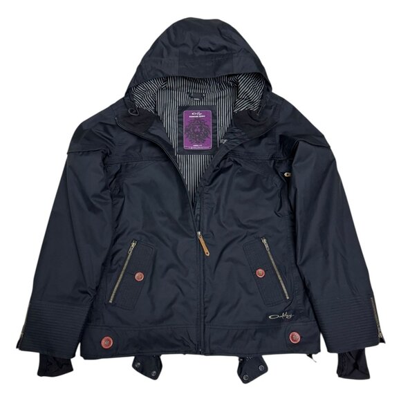 OAKLEY Gretchen Bleiler Collection Ski Snowboard Waterproof Coat Jacket Womens L - Picture 1 of 8